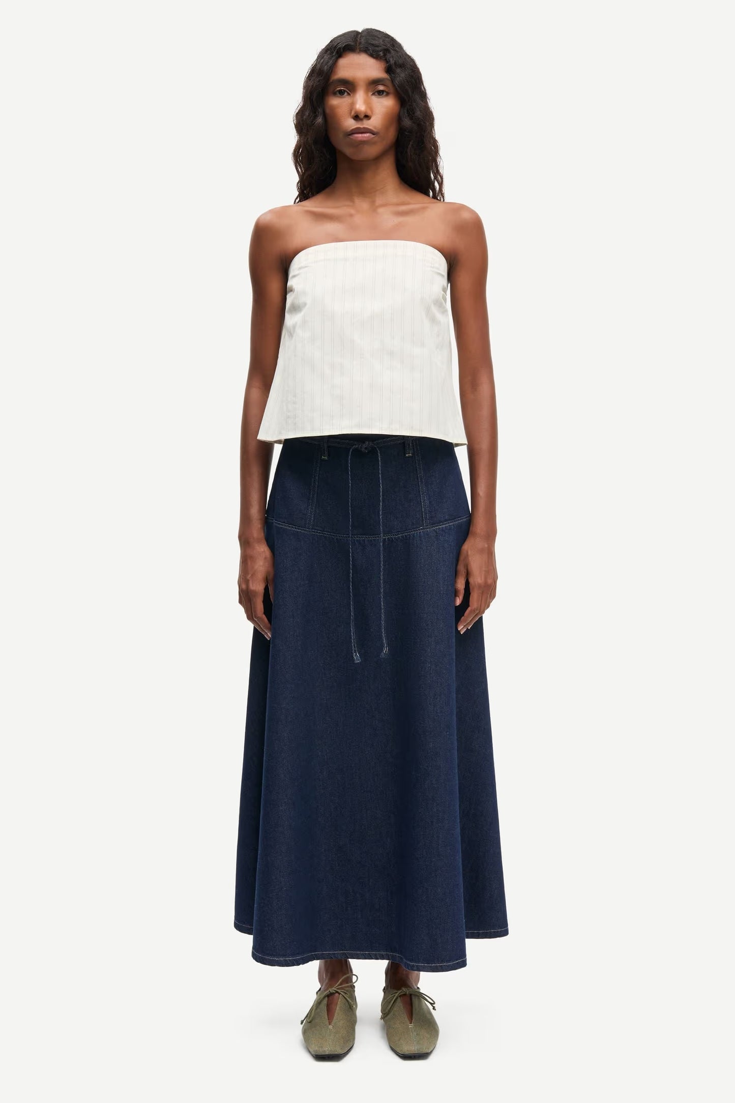 Satilly Skirt, Soft Denim
