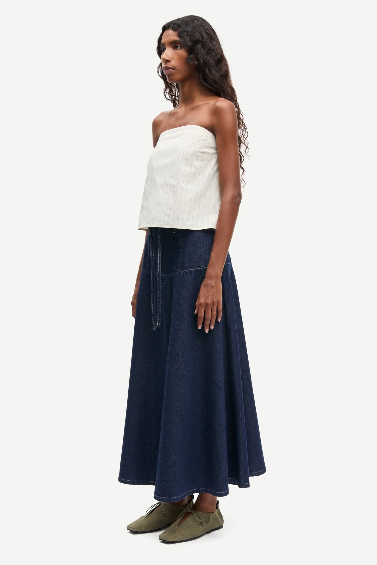 Satilly Skirt, Soft Denim