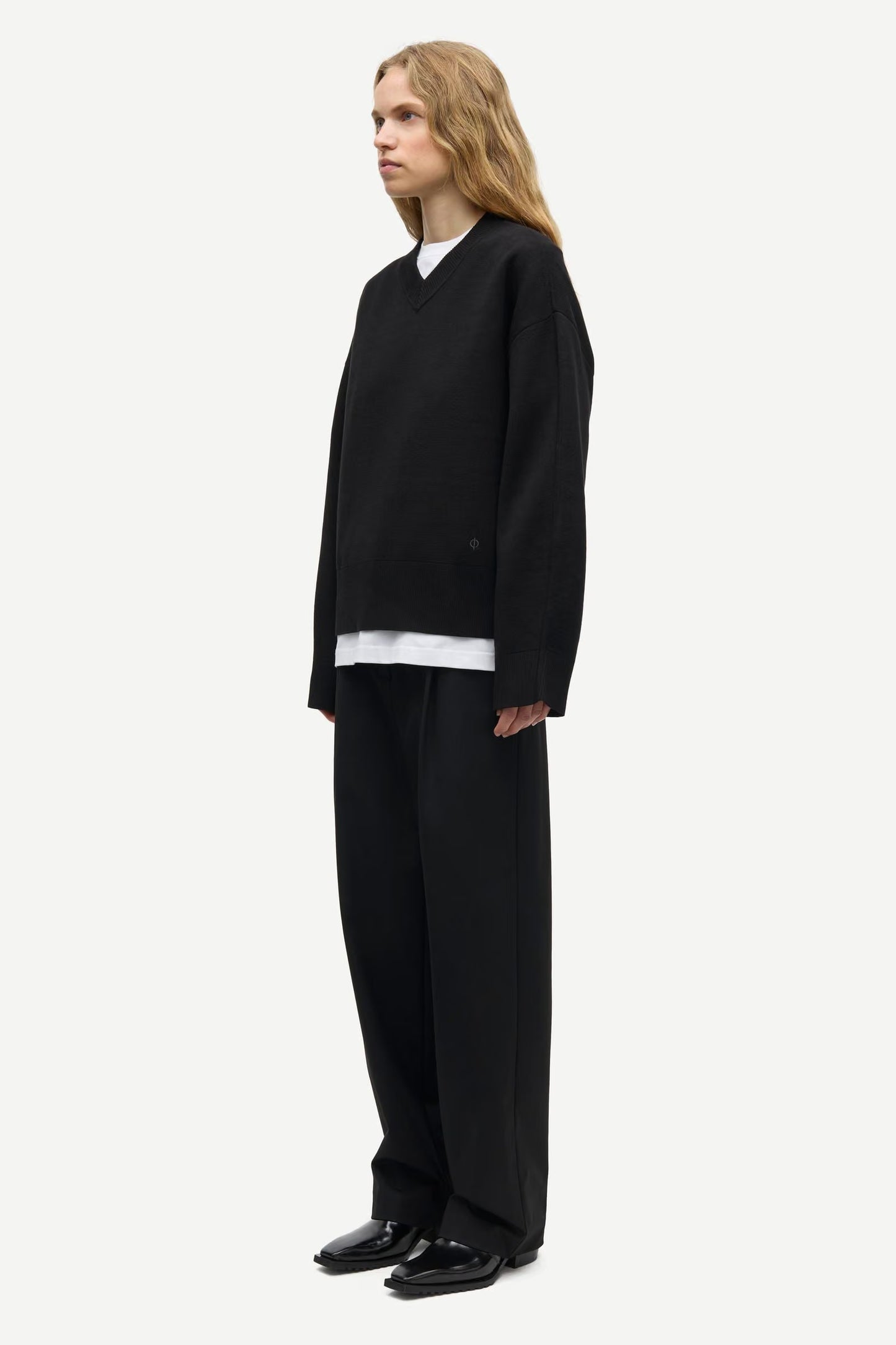 Salissy V-neck, Black