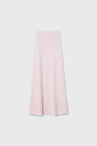 Flora Knitted Skirt, Pink Melange