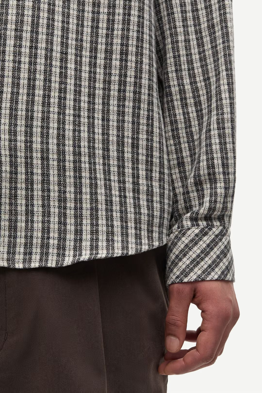 Saryan X Shirt, Brown Check
