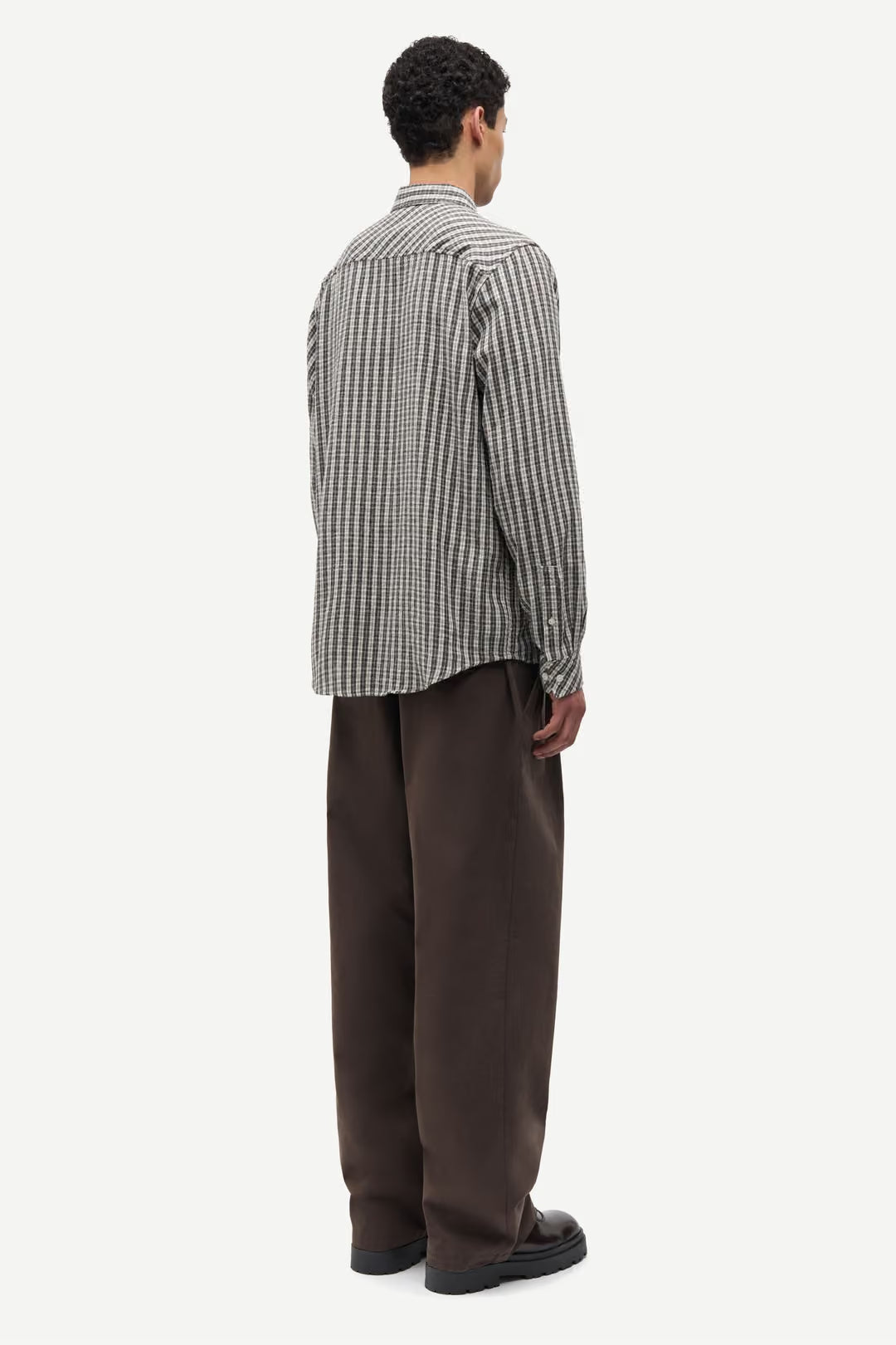 Saryan X Shirt, Brown Check