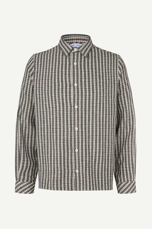 Saryan X Shirt Brown Check, Samsøe Samsøe