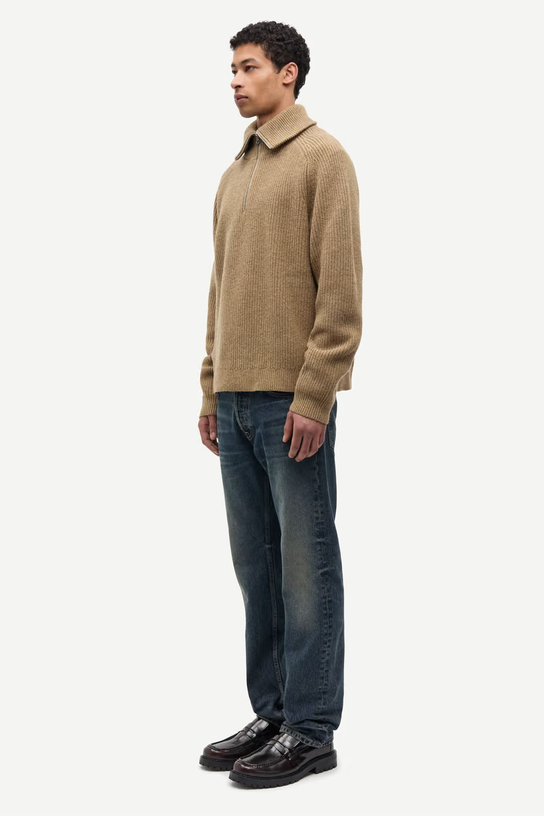 Sarick Turtleneck, Lead Grey
