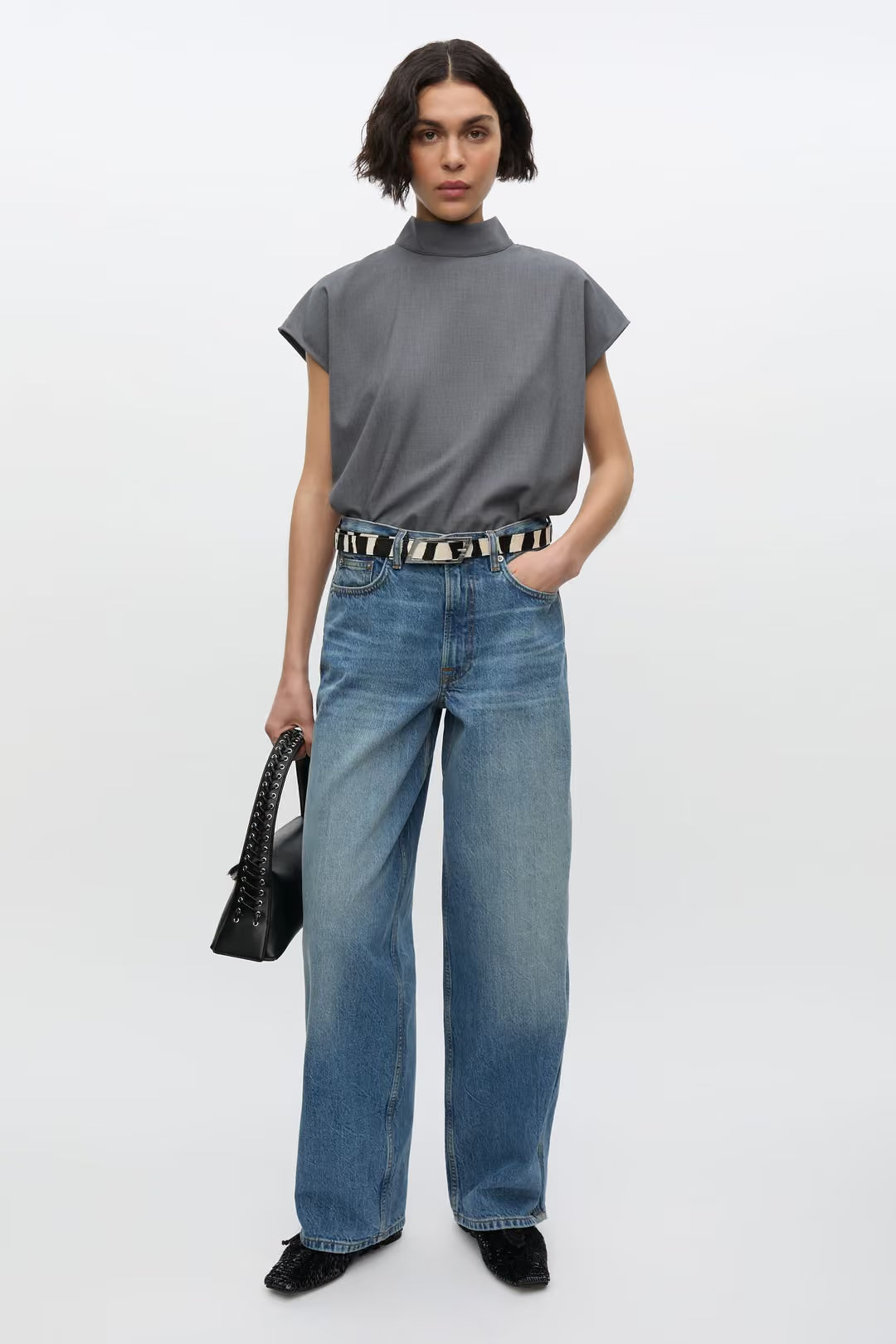 Sahoys Top, Grey Mel