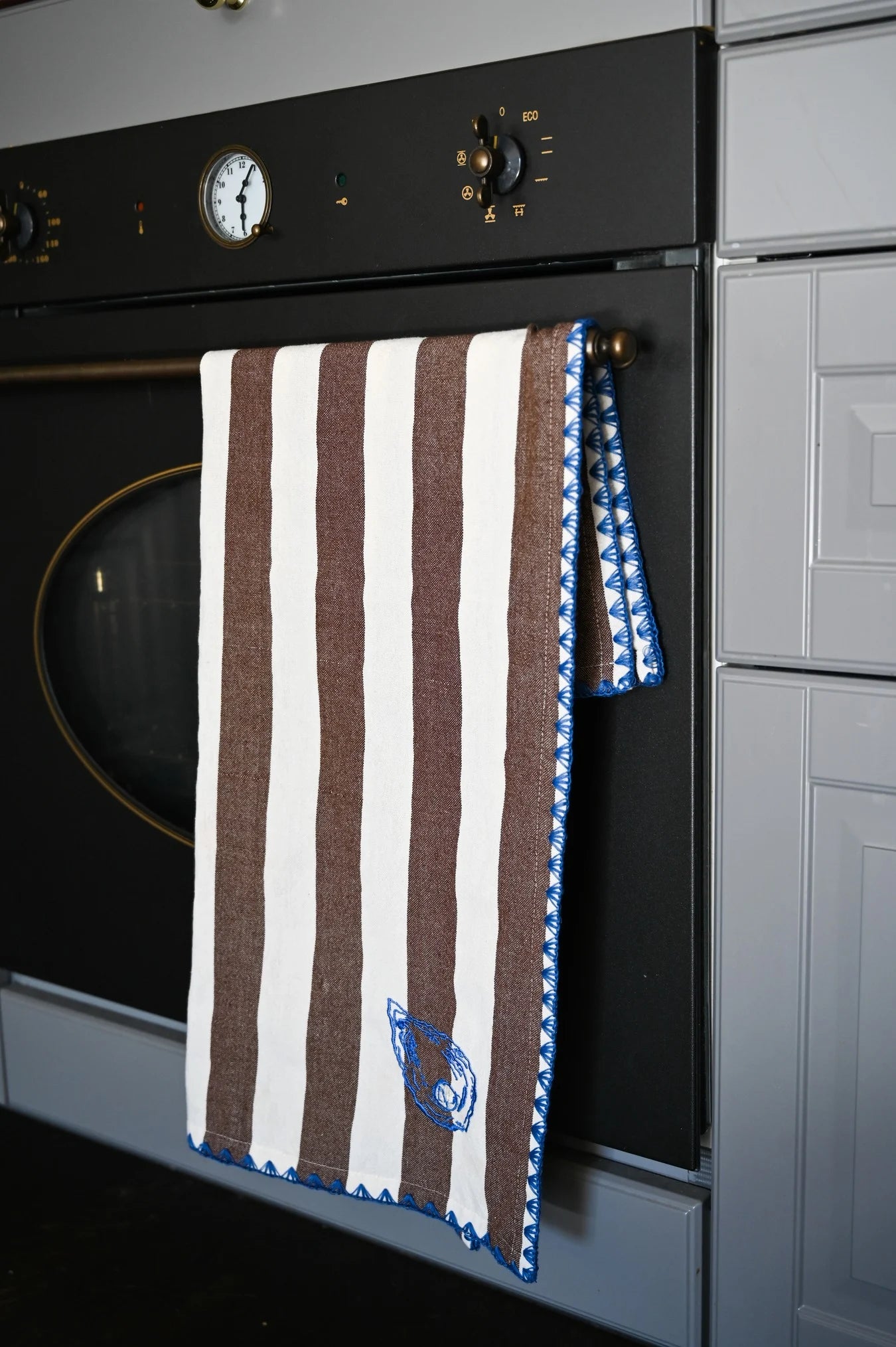 Kökshandduk Bubba Oyster 2-pack, Brun