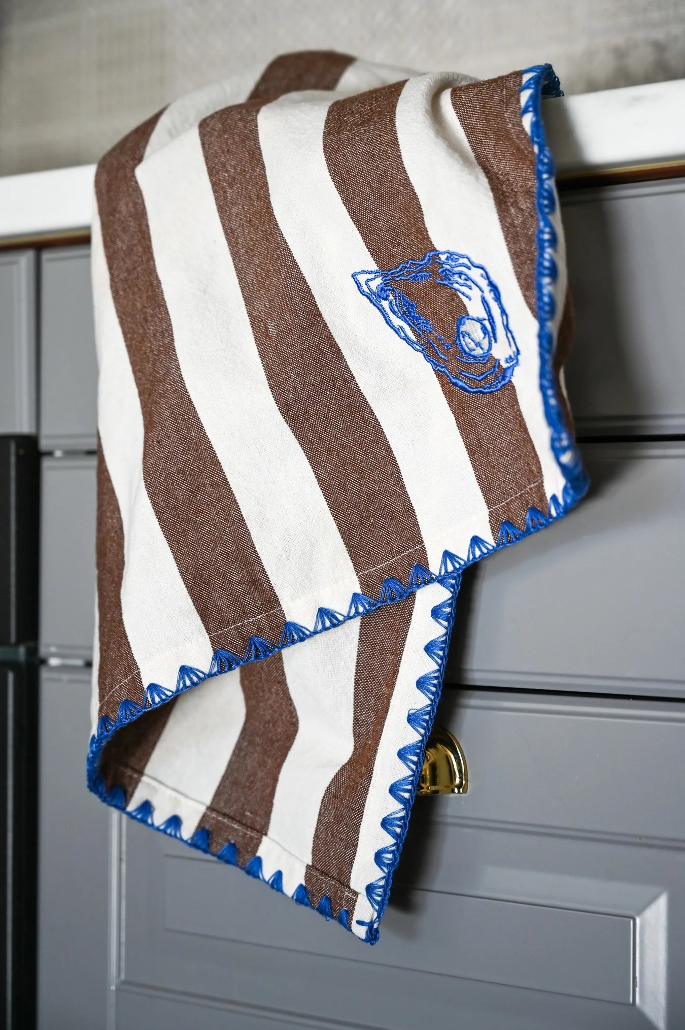 Kökshandduk Bubba Oyster 2-pack, Brun