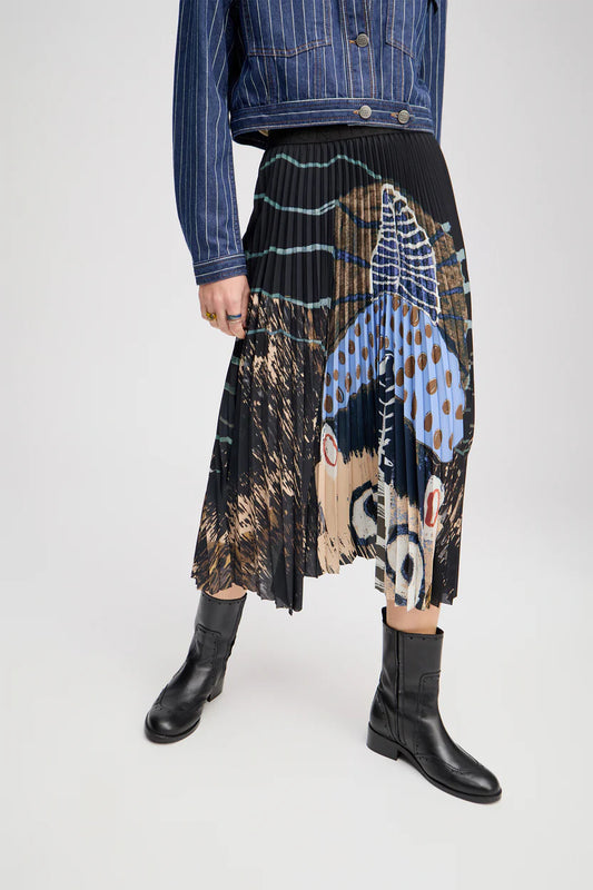 Charming Skirt, Black Print