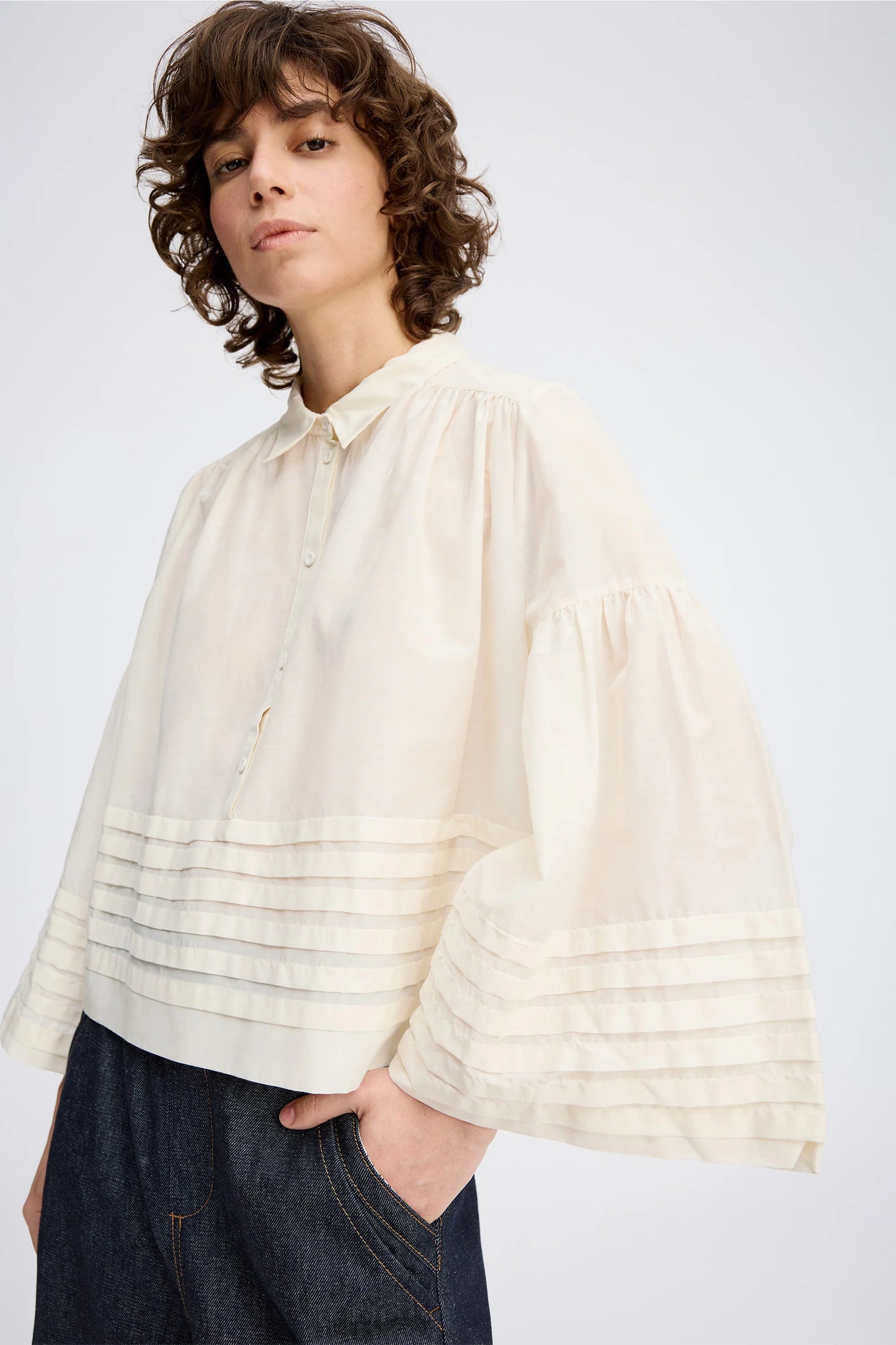 Rosalin Top, Ivory