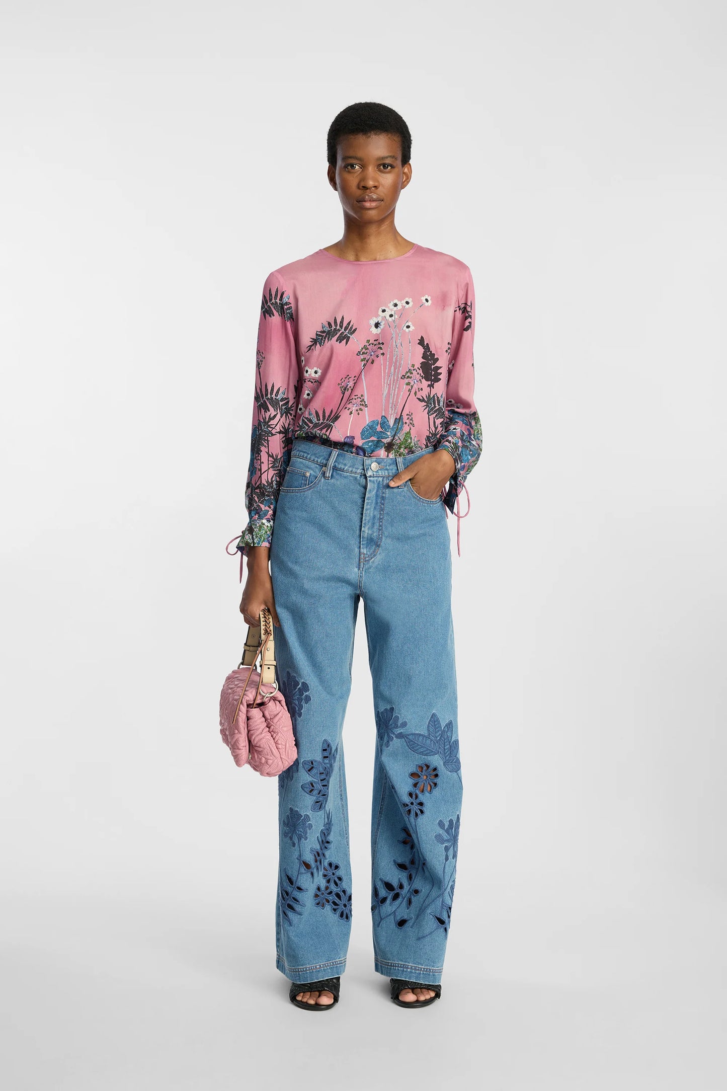 Basilia Top, Print Berry