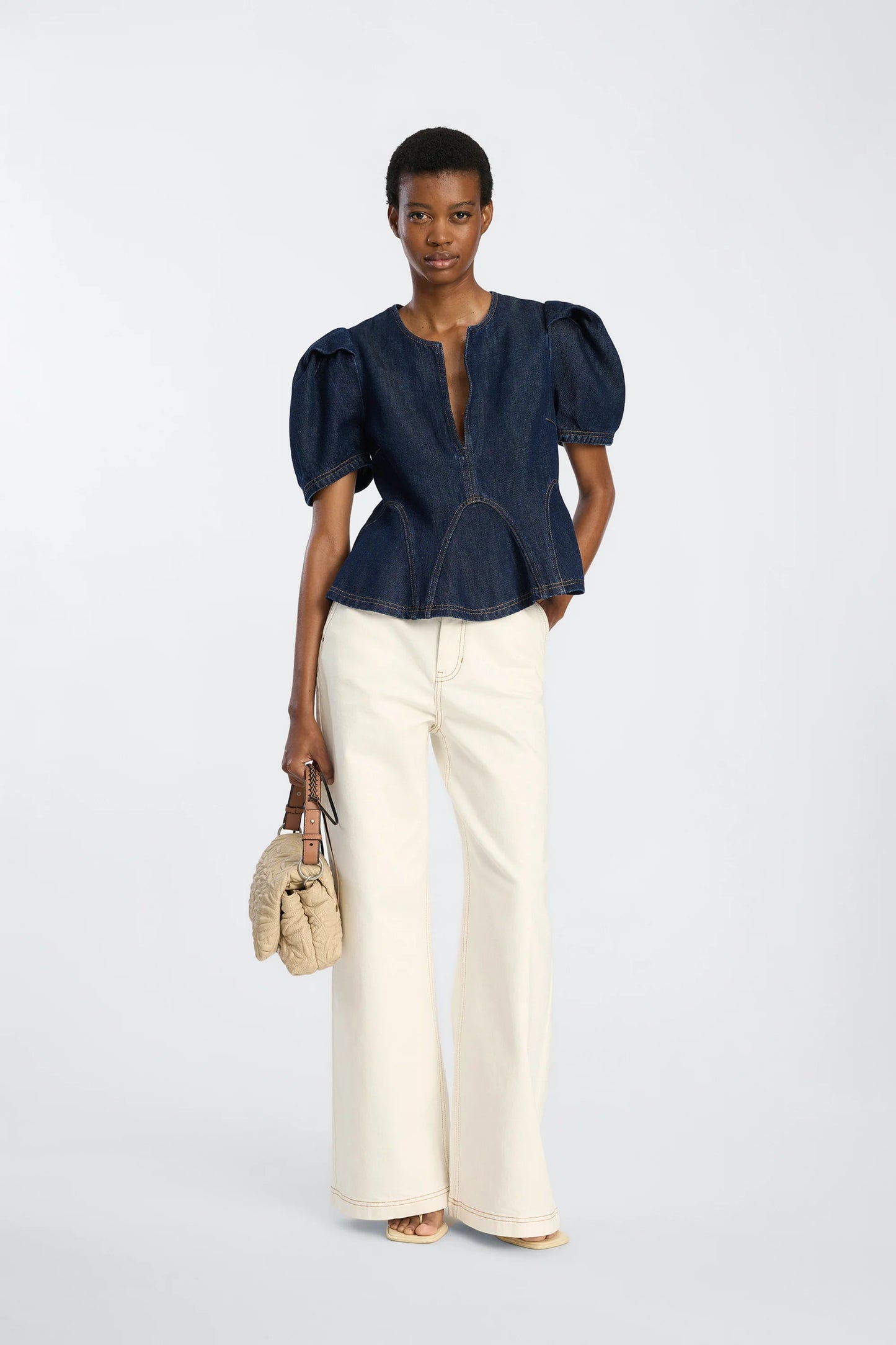 Baynor Top, Indigo