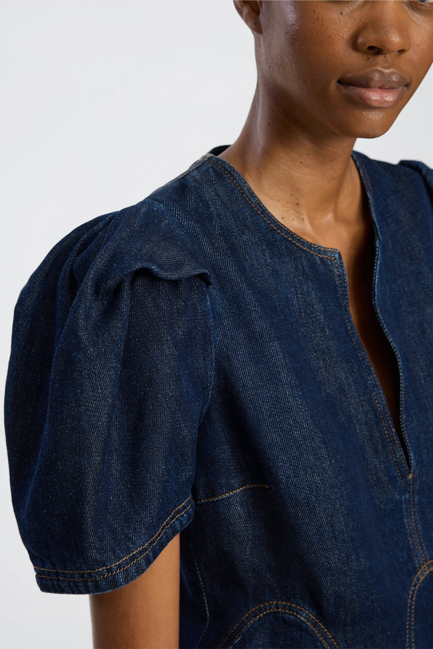 Baynor Top, Indigo