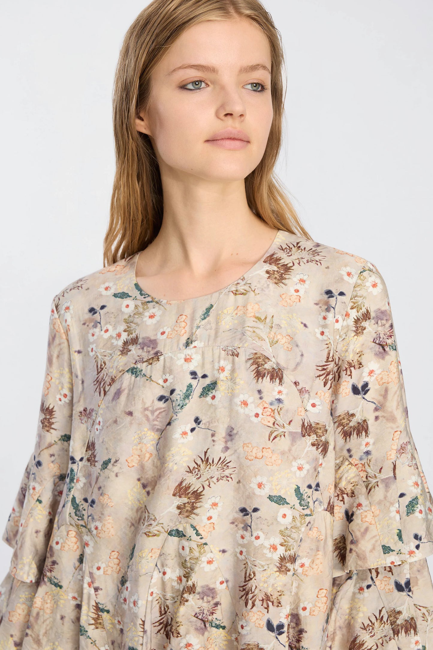 Brazos Dress, Print Nature