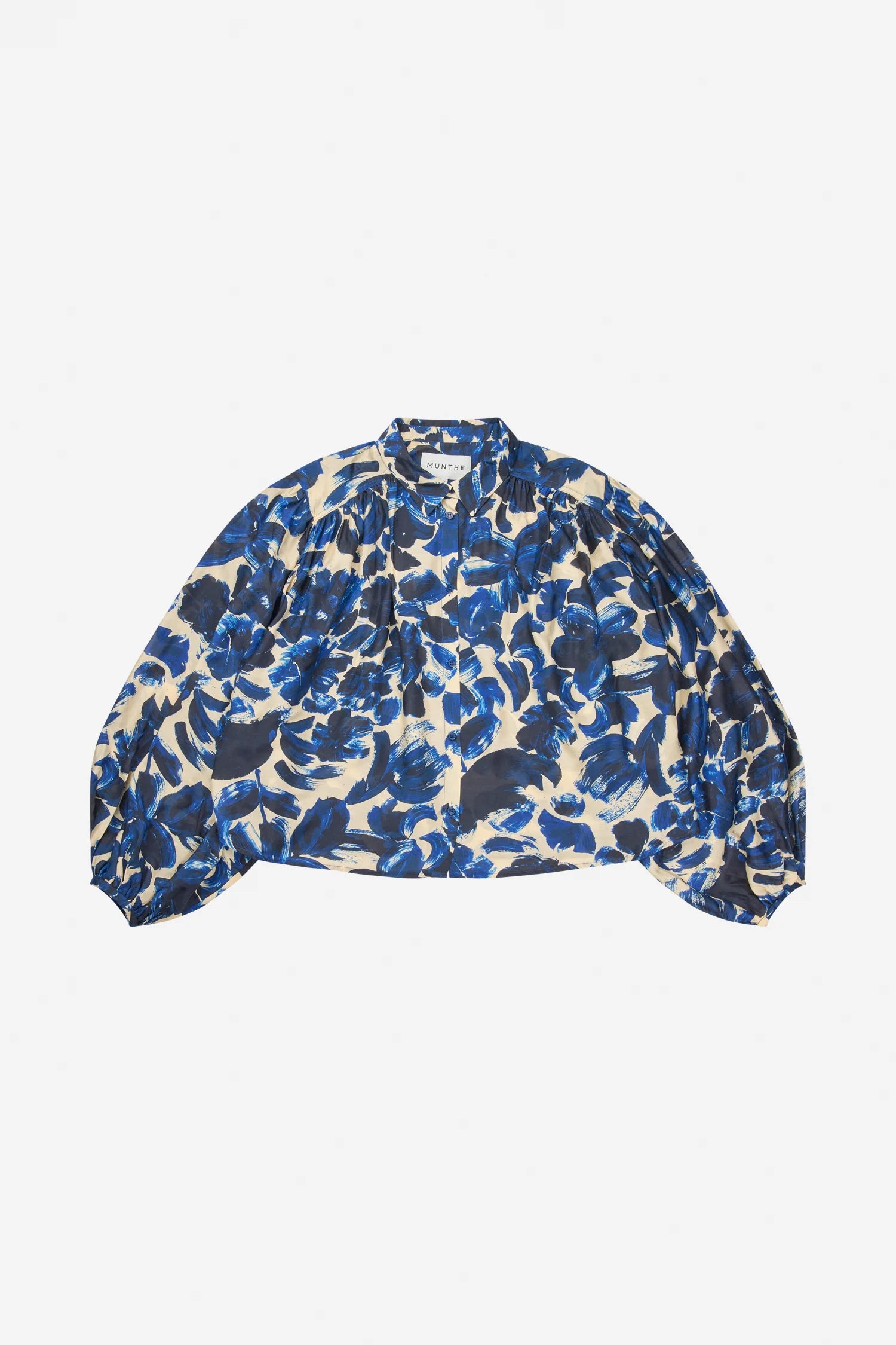 Lynx Blouse Print Indigo, Munthe Såininorden
