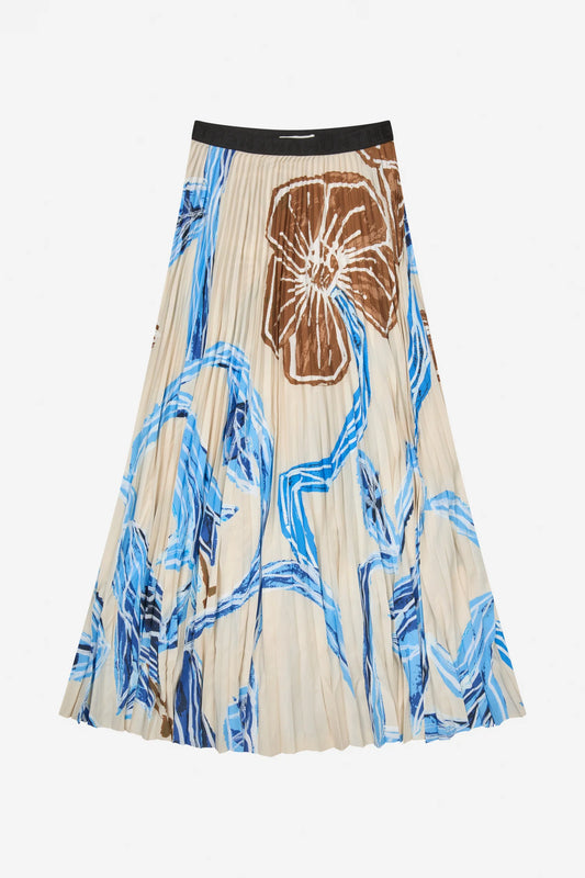 Taulla Skirt Print Blue, Munthe, Såininorden