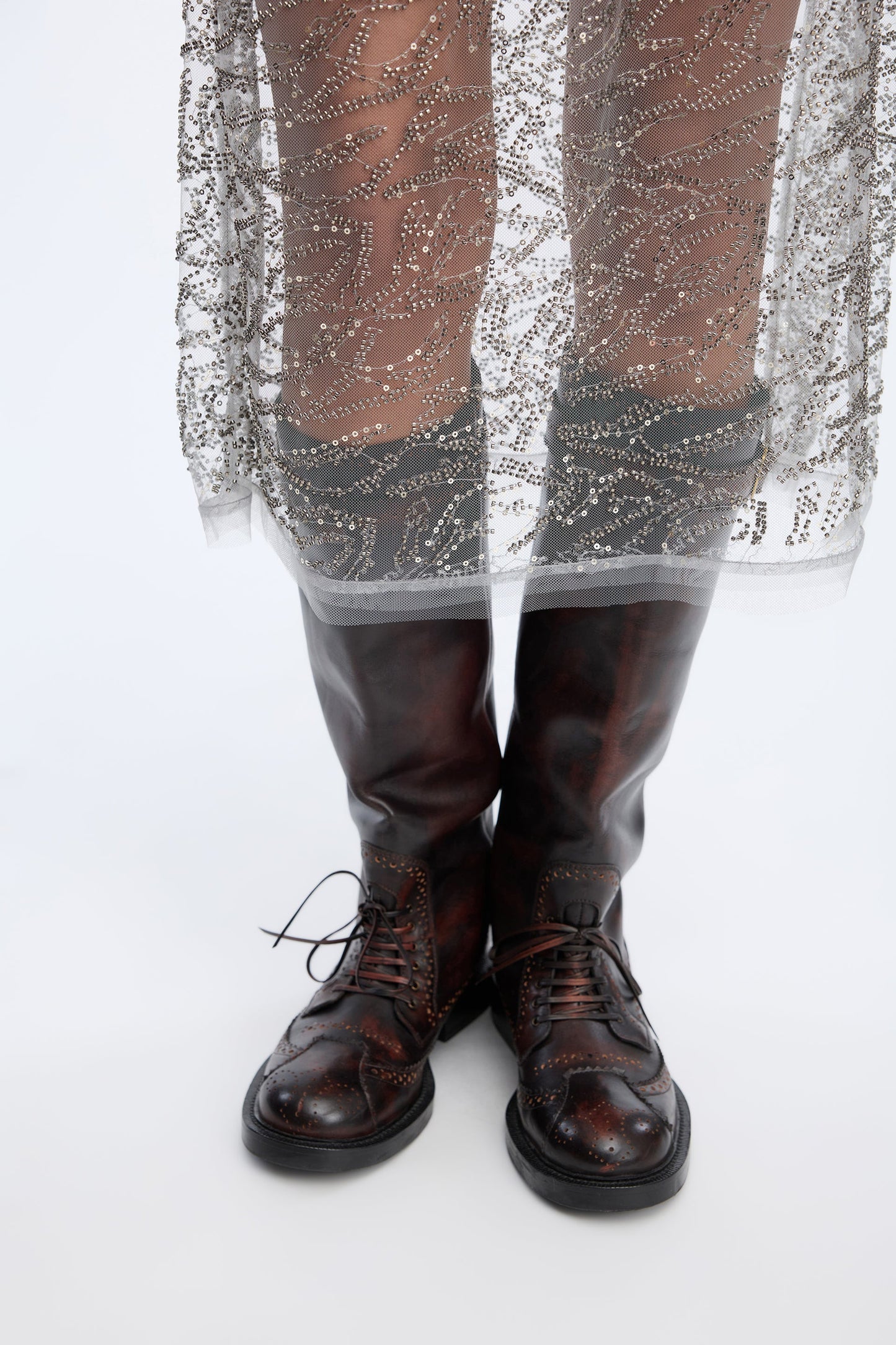Vatosha Skirt, Gun-Metal