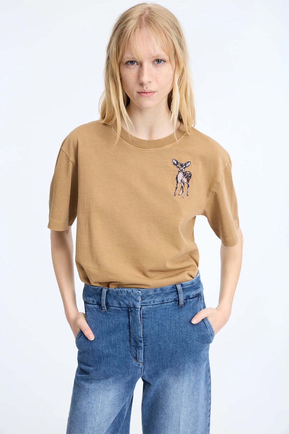Celesthia T-shirt, Camel