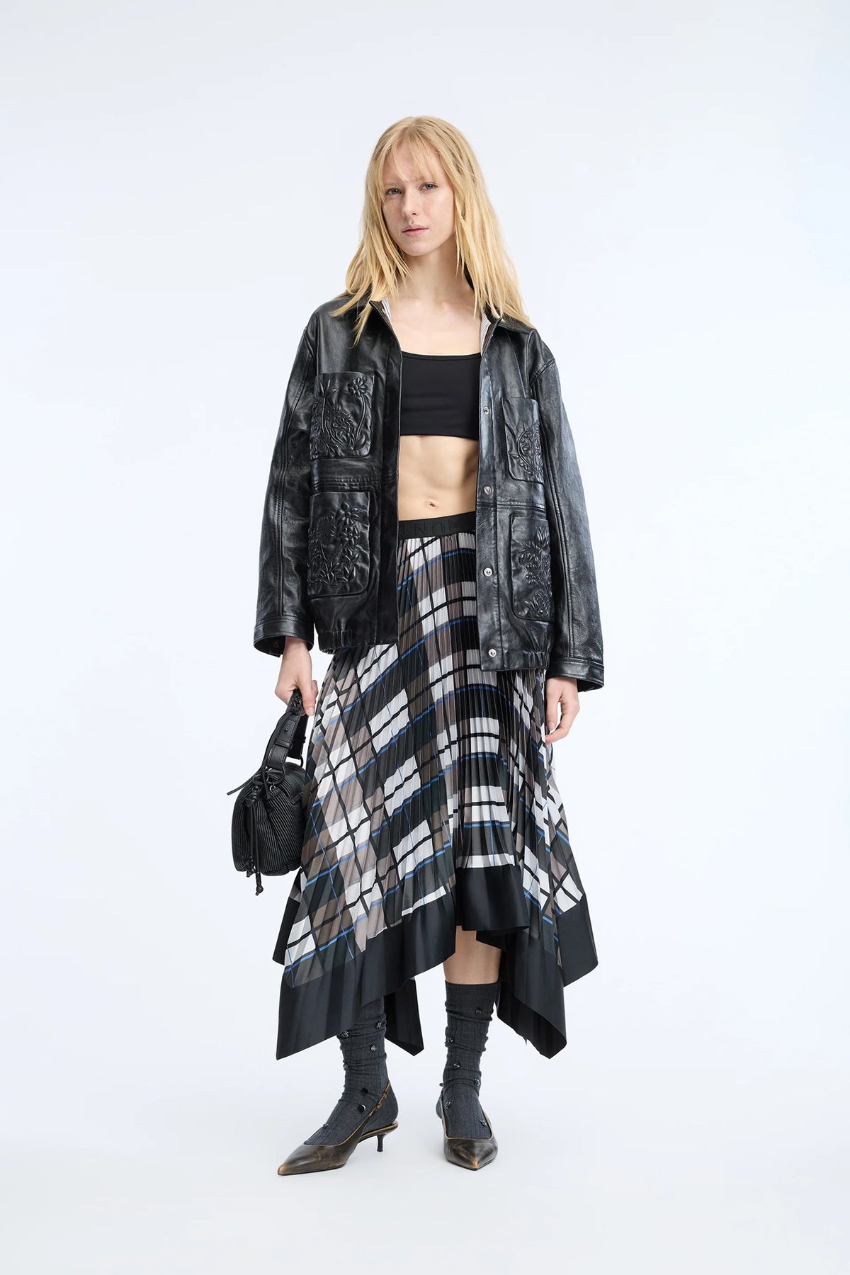 Cynthia Skirt, Print Brown