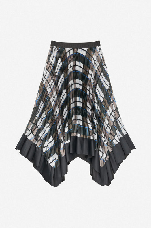 Cynthia Skirt Print Brown, Munthe