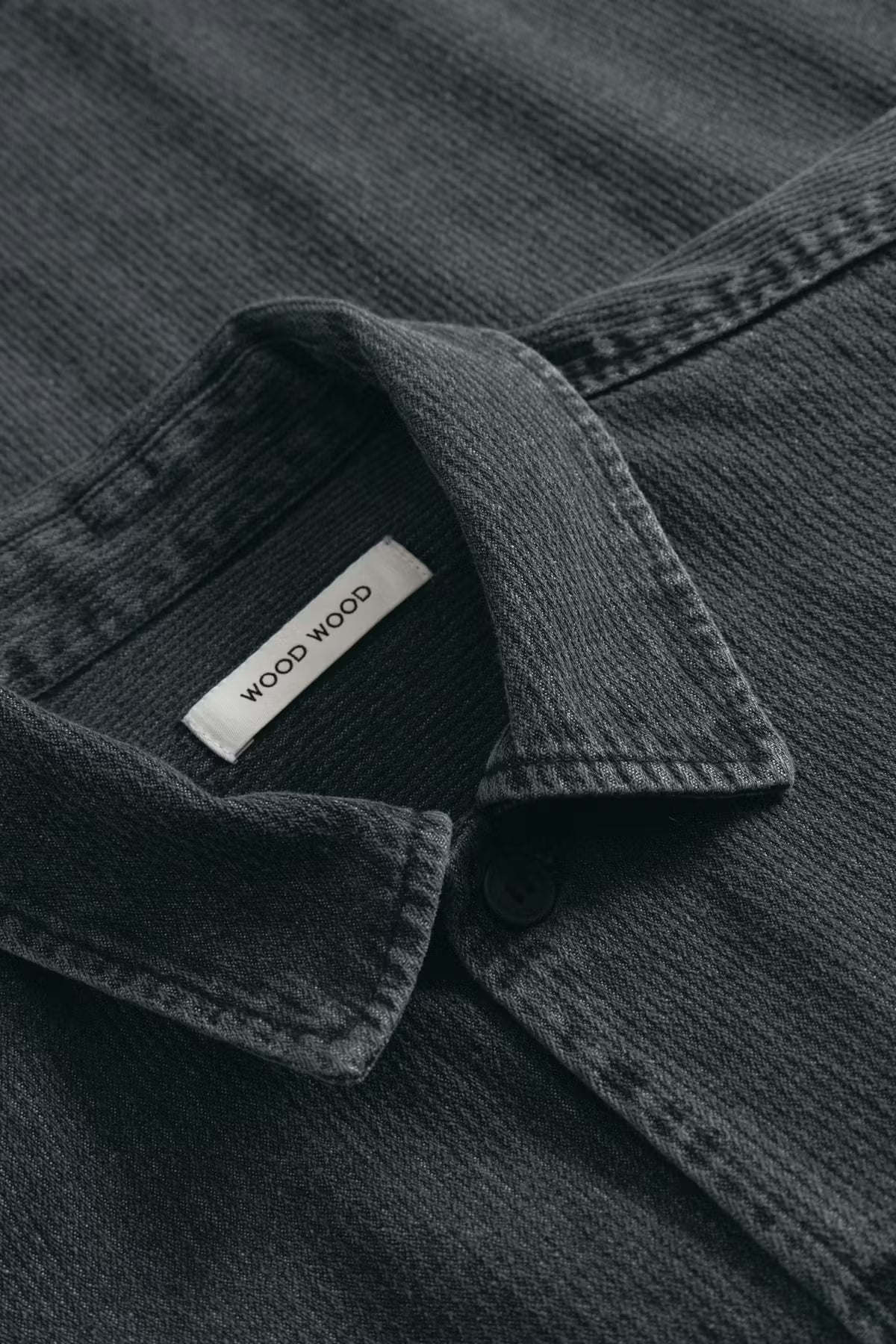 WWDavid Overshirt, Washed Black