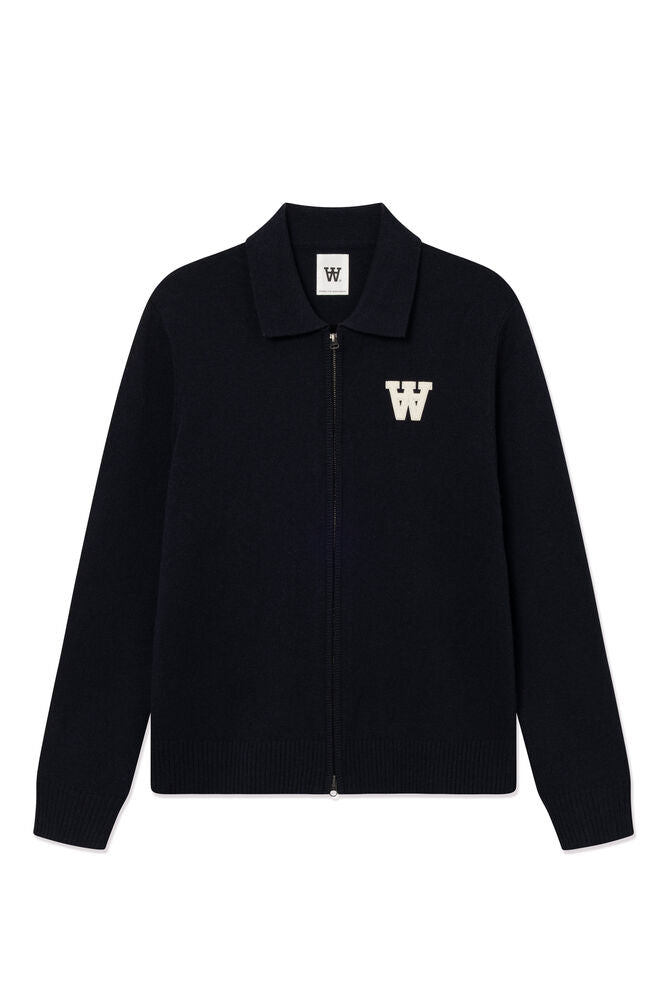 WWTay Zipper Cardigan Salute, Wood Wood, Såininorden