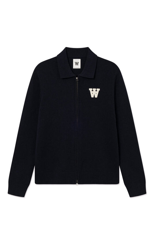 WWTay Zipper Cardigan Salute, Wood Wood, Såininorden
