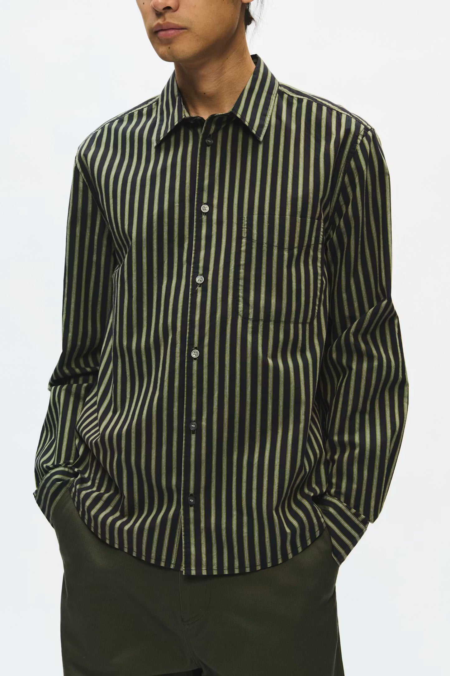 WWAdrian Shirt, Going Green Stripe