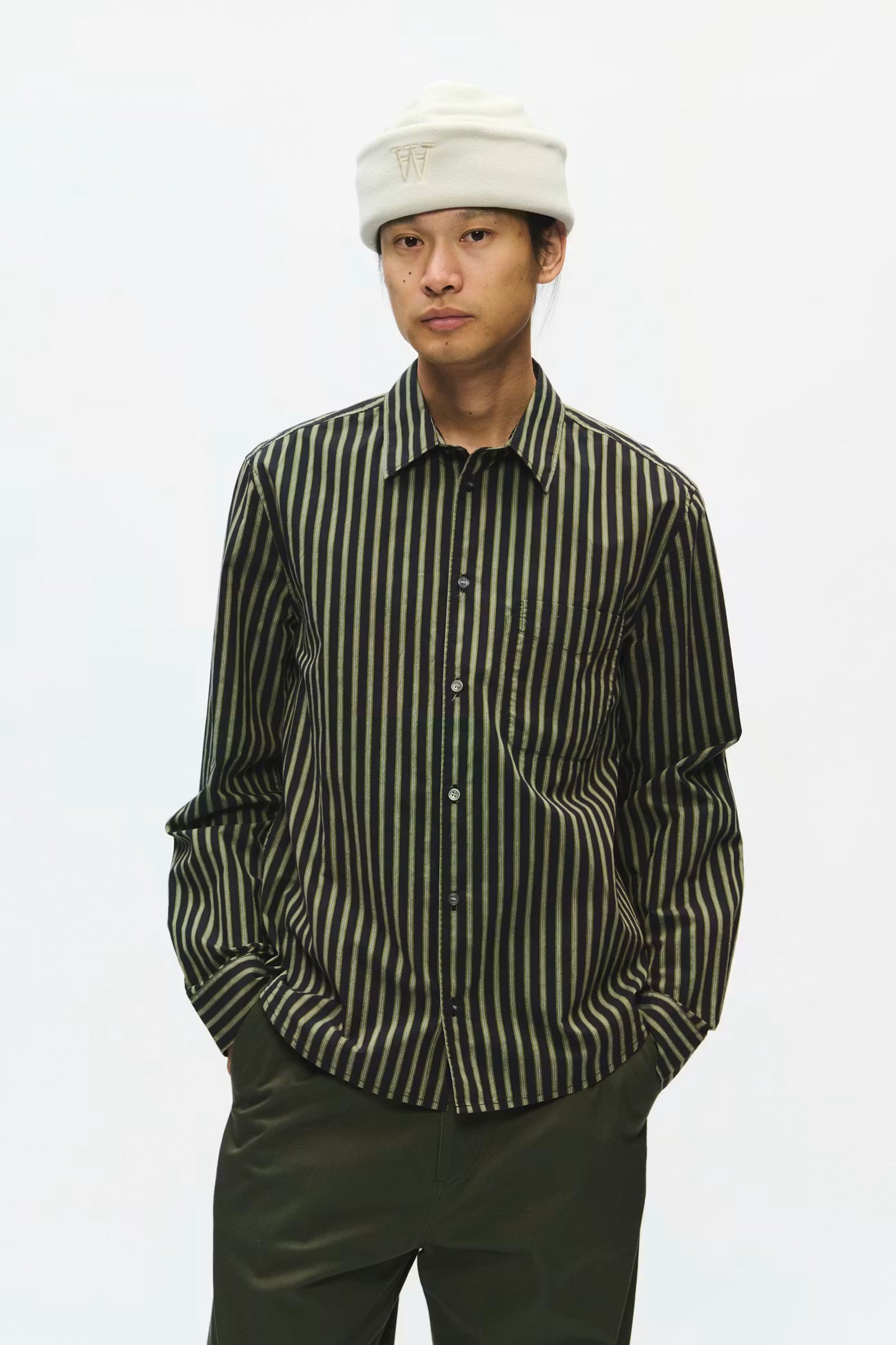 WWAdrian Shirt, Going Green Stripe