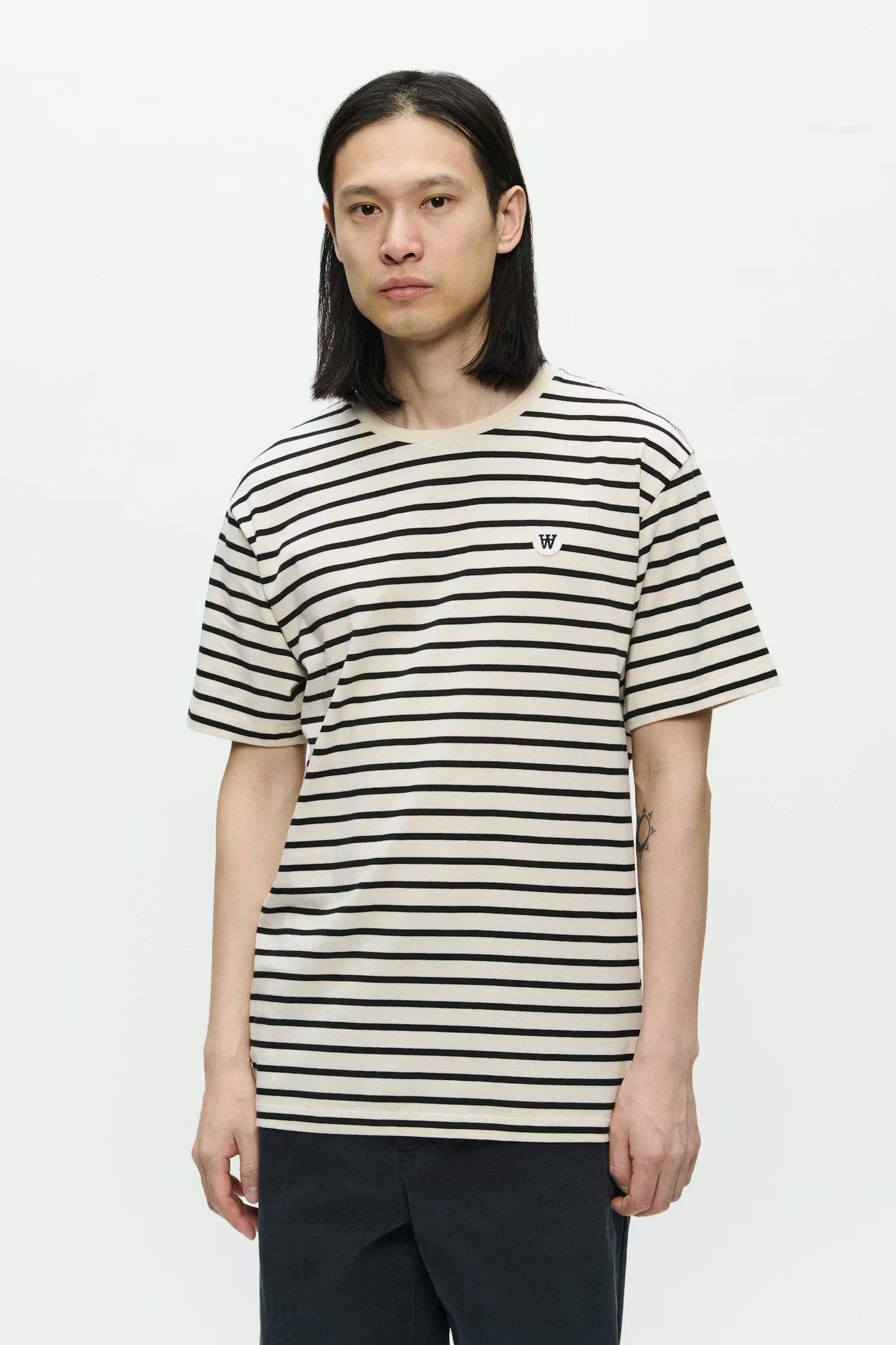 WWAce Stripe T-shirt, Black Beauty