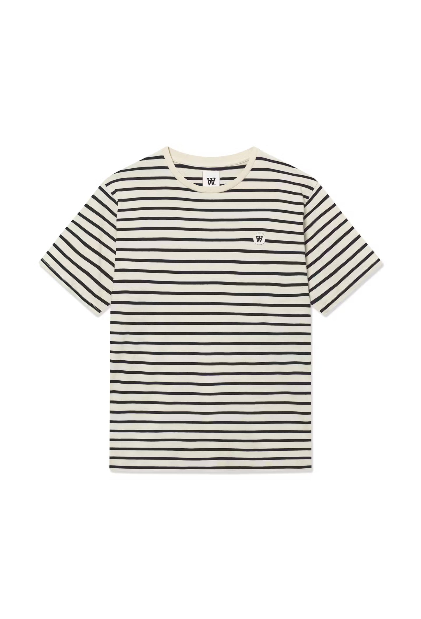WWAce Stripe T-shirt Black Beauty, Wood Wood, Såininorden