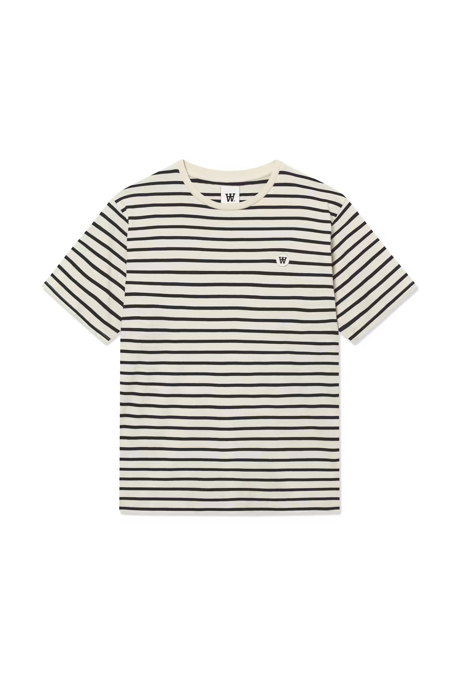 WWAce Stripe T-shirt Black Beauty, Wood Wood, Såininorden