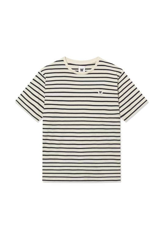 WWAce Stripe T-shirt Black Beauty, Wood Wood, Såininorden