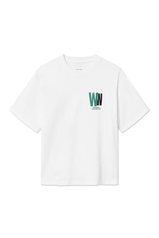 WWGary T-shirt Public Order Bright White, Wood Wood, Såininorden