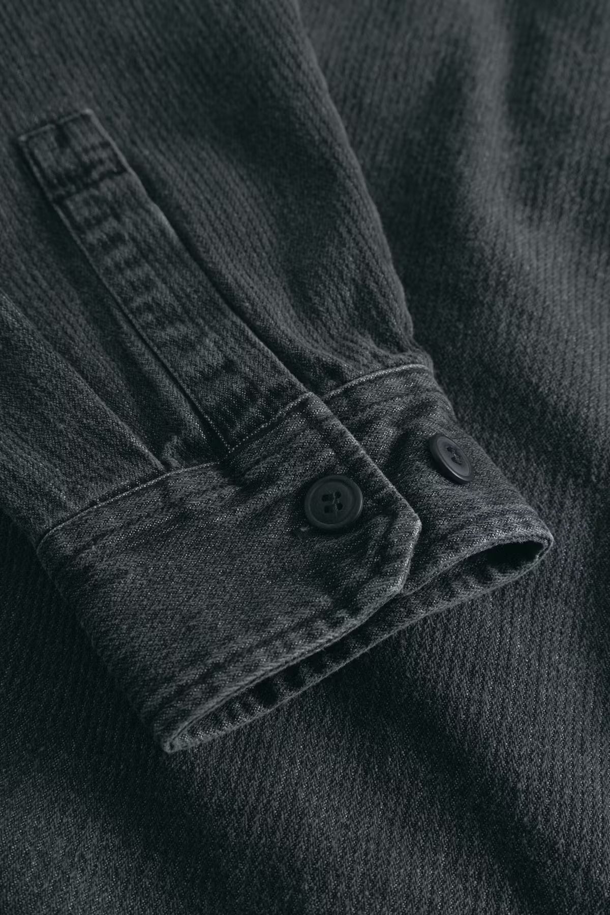 WWDavid Overshirt, Washed Black