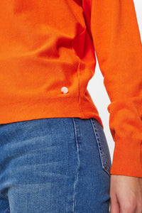 Nudaya Pullover, Red Orange
