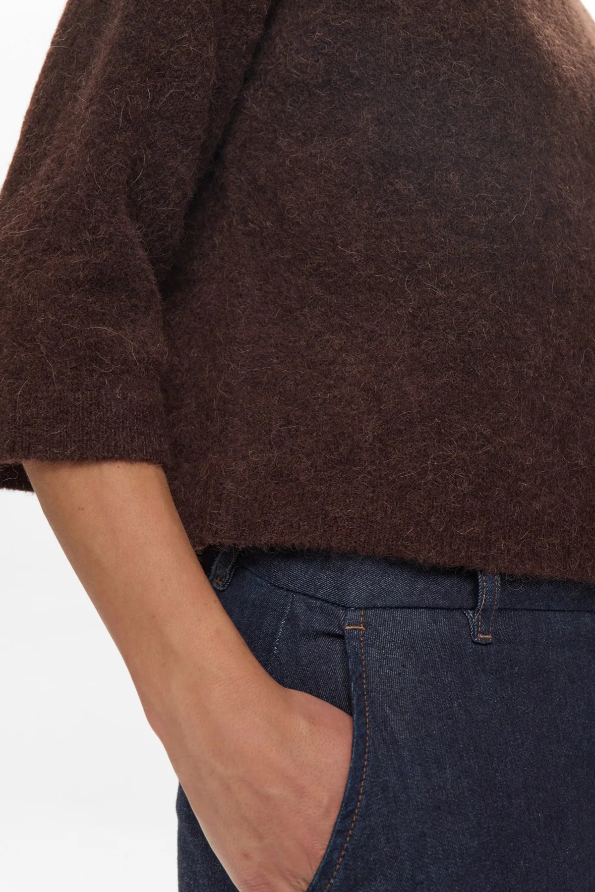 Nuriette Selma Pullover, Black Coffee