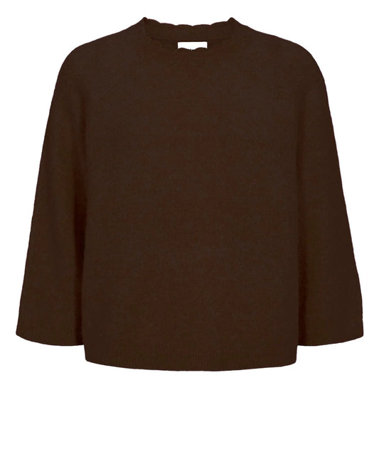 Nuriette Selma Pullover, Black Coffee