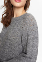 Ladda upp bild till gallerivisning, Nuriette Bow Pullover, Medium Grey Melange
