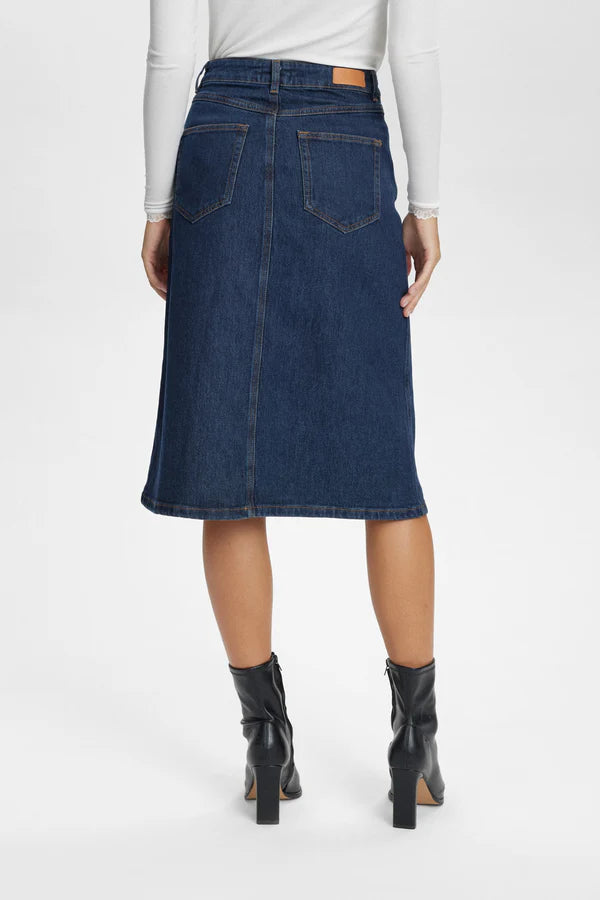 Nulondon Skirt, Dark Blue Denim