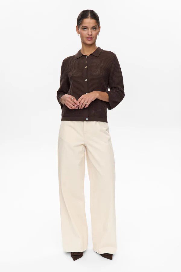 Nuvilde Cardigan, Black Coffee
