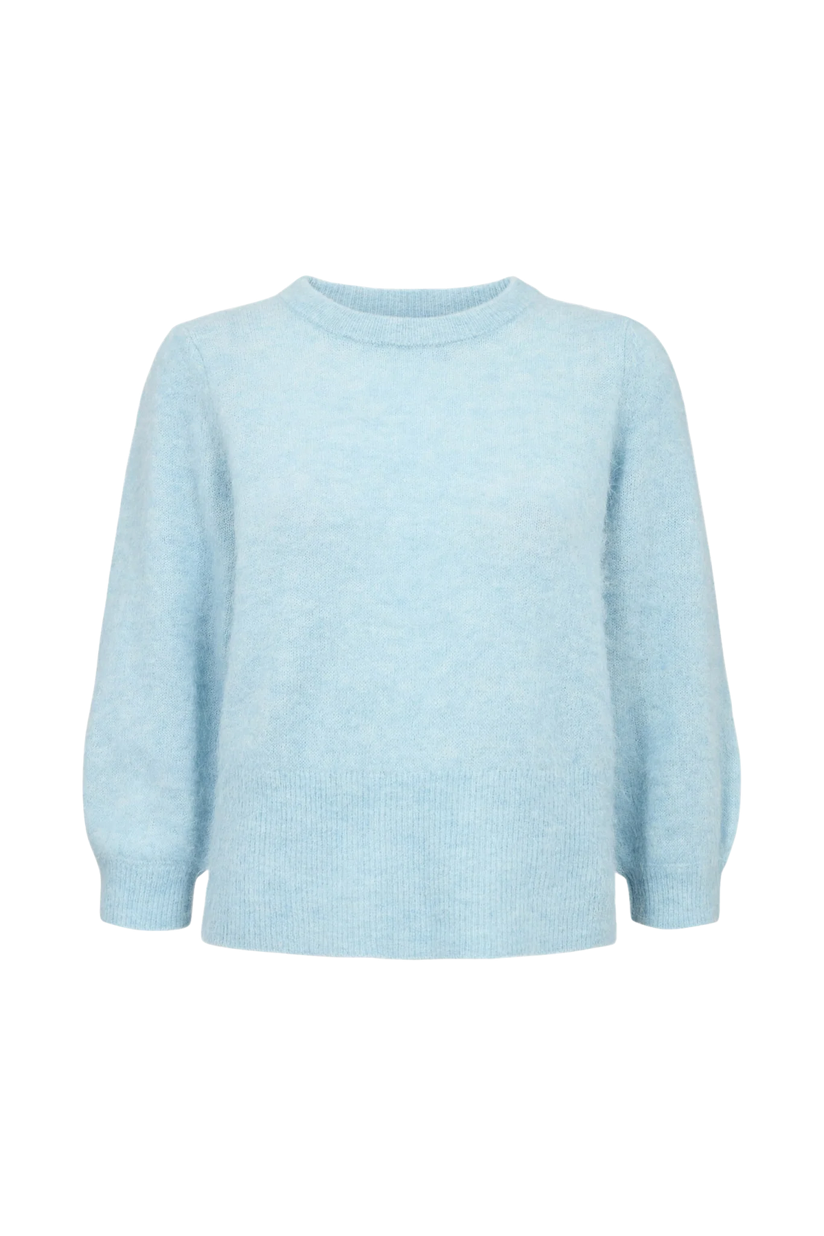 Nusuri Brushed SS Pullover, Forget Me Not
