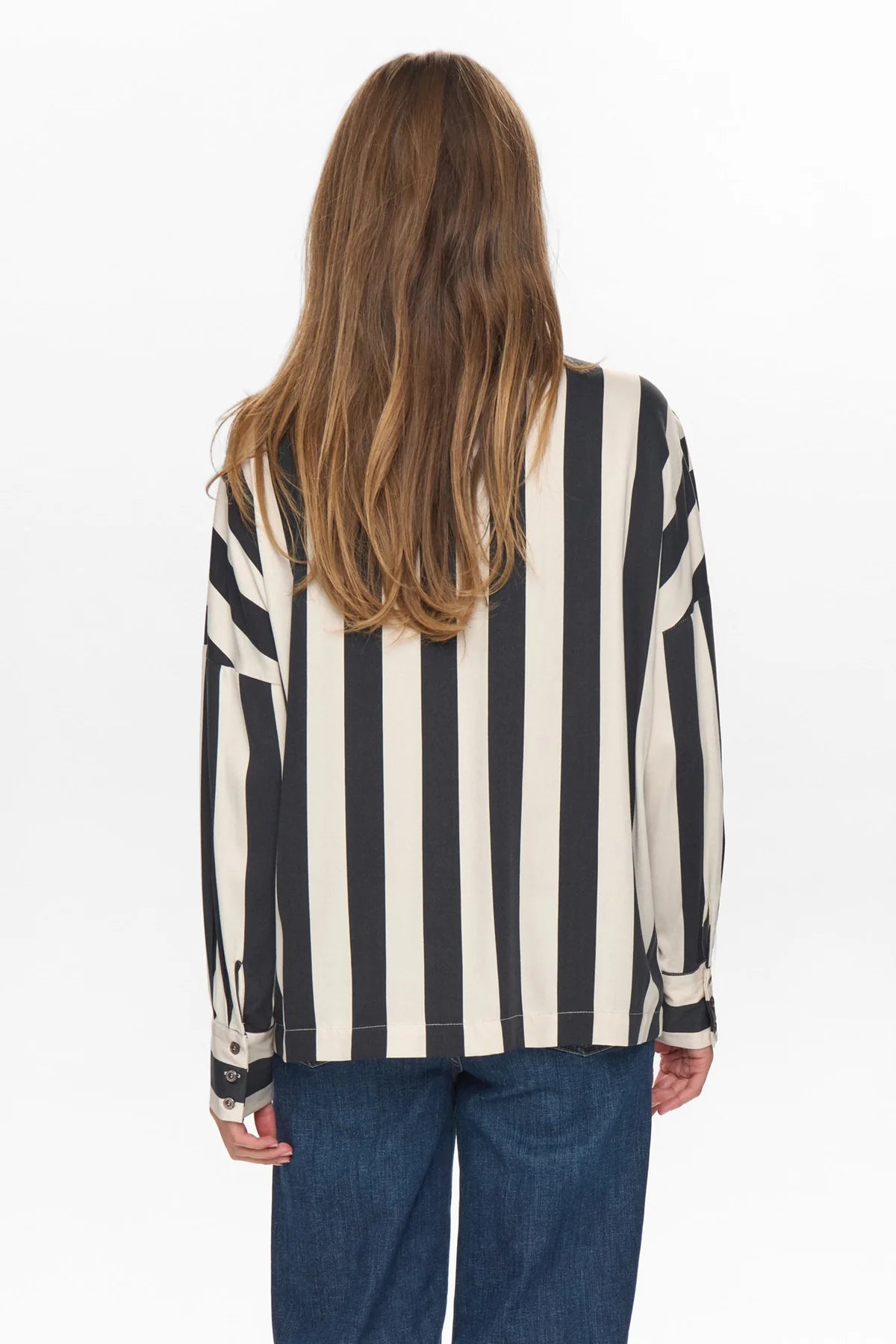 Numinzu Stripe Shirt, Caviar