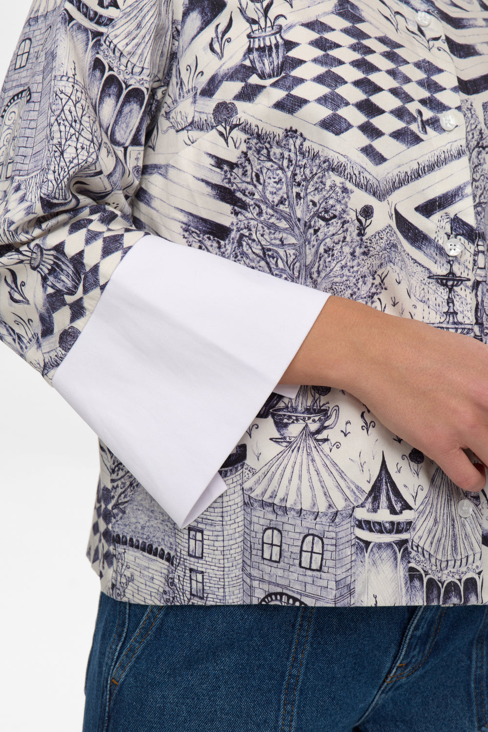 Nugardenia Shirt, Cloud Dancer