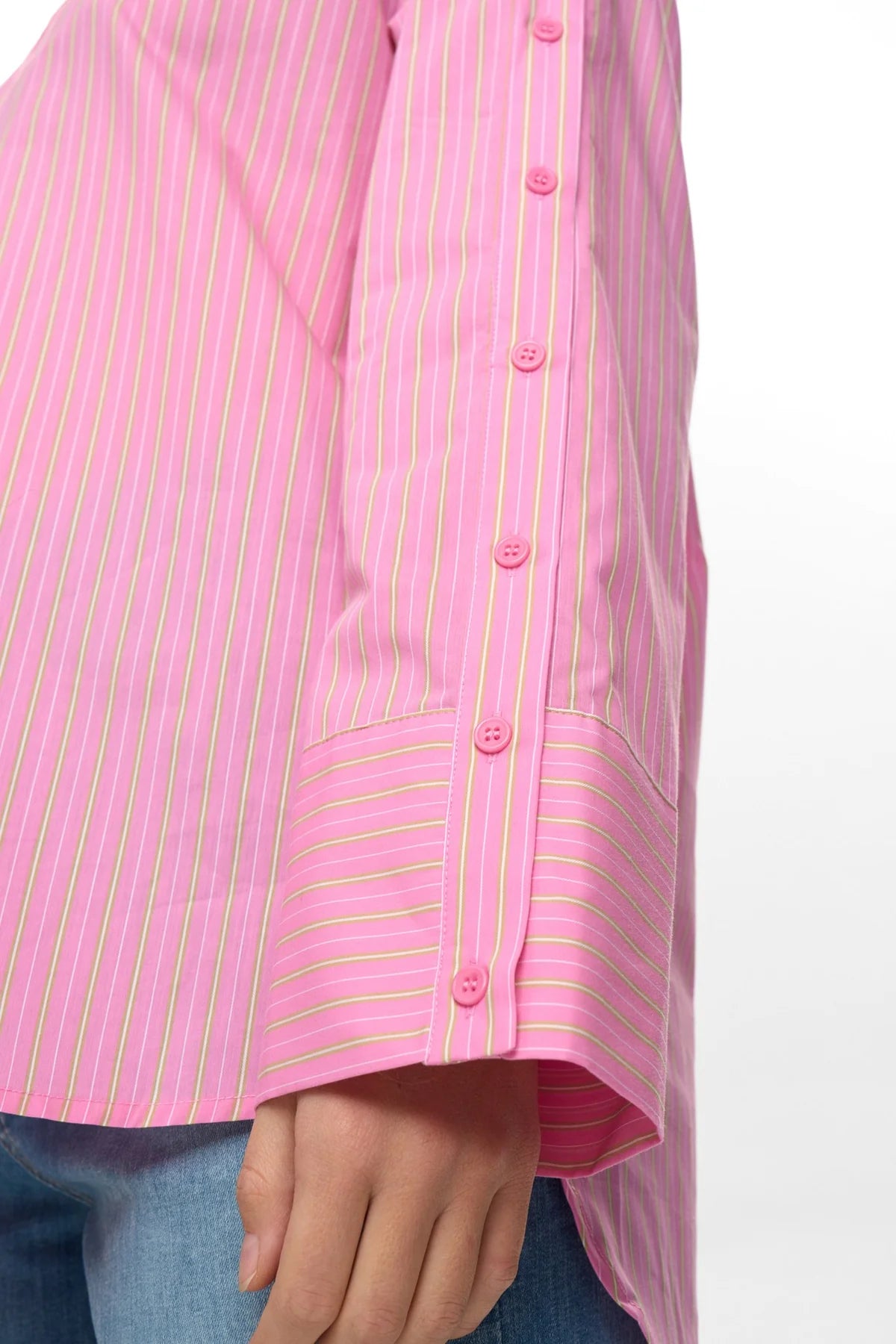 Nualica Shirt, Fuchsia Pink