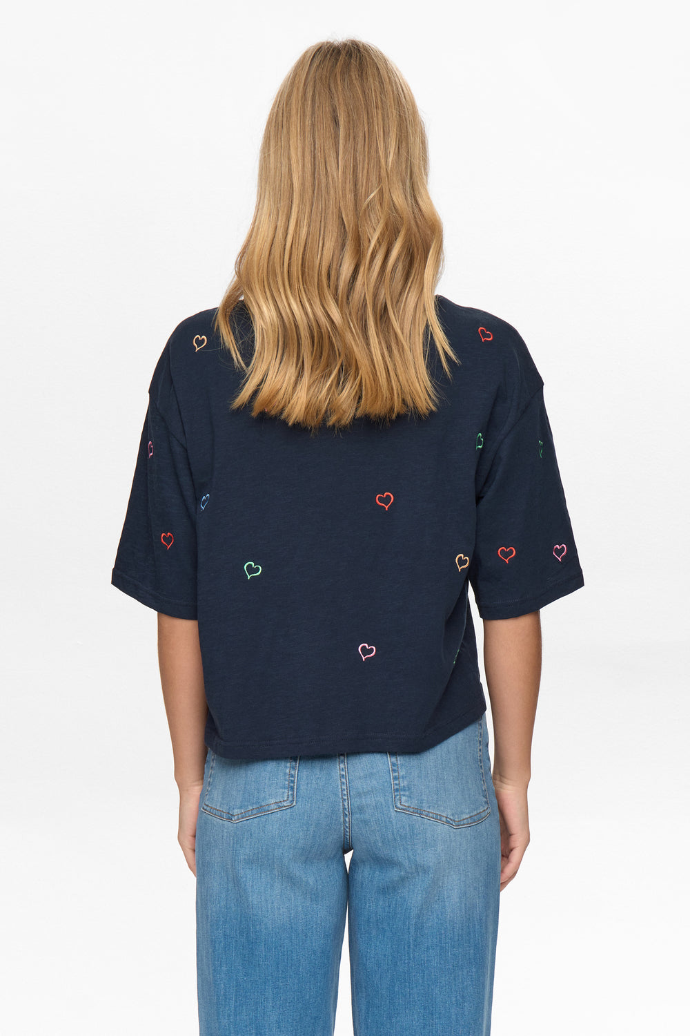 Nulovine Boxy T-shirt, Dark Sapphire