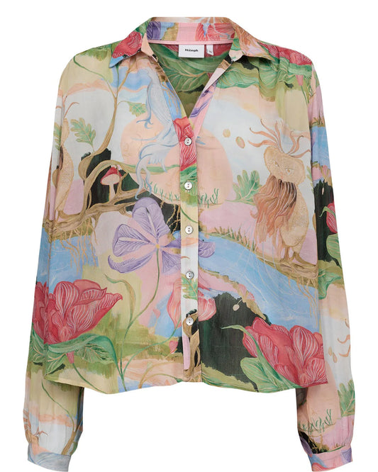 Nushailyn Shirt Airy Blue, Nümph, Såininorden