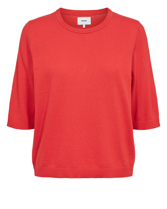 Nucally SS Pullover Goji Berry, Nümph, Såininorden