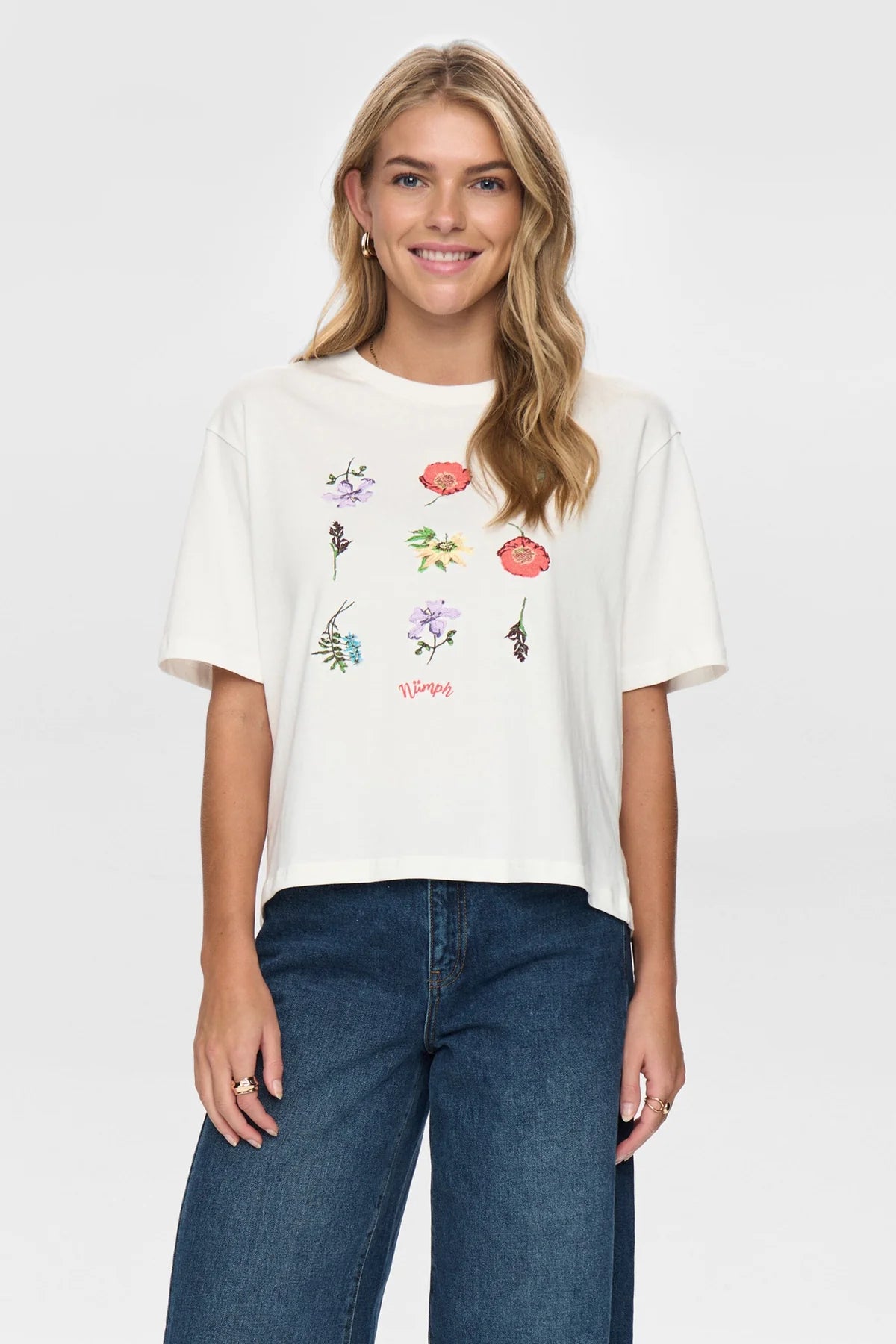 Nubelisa Boxy Tee, Cloud Dancer
