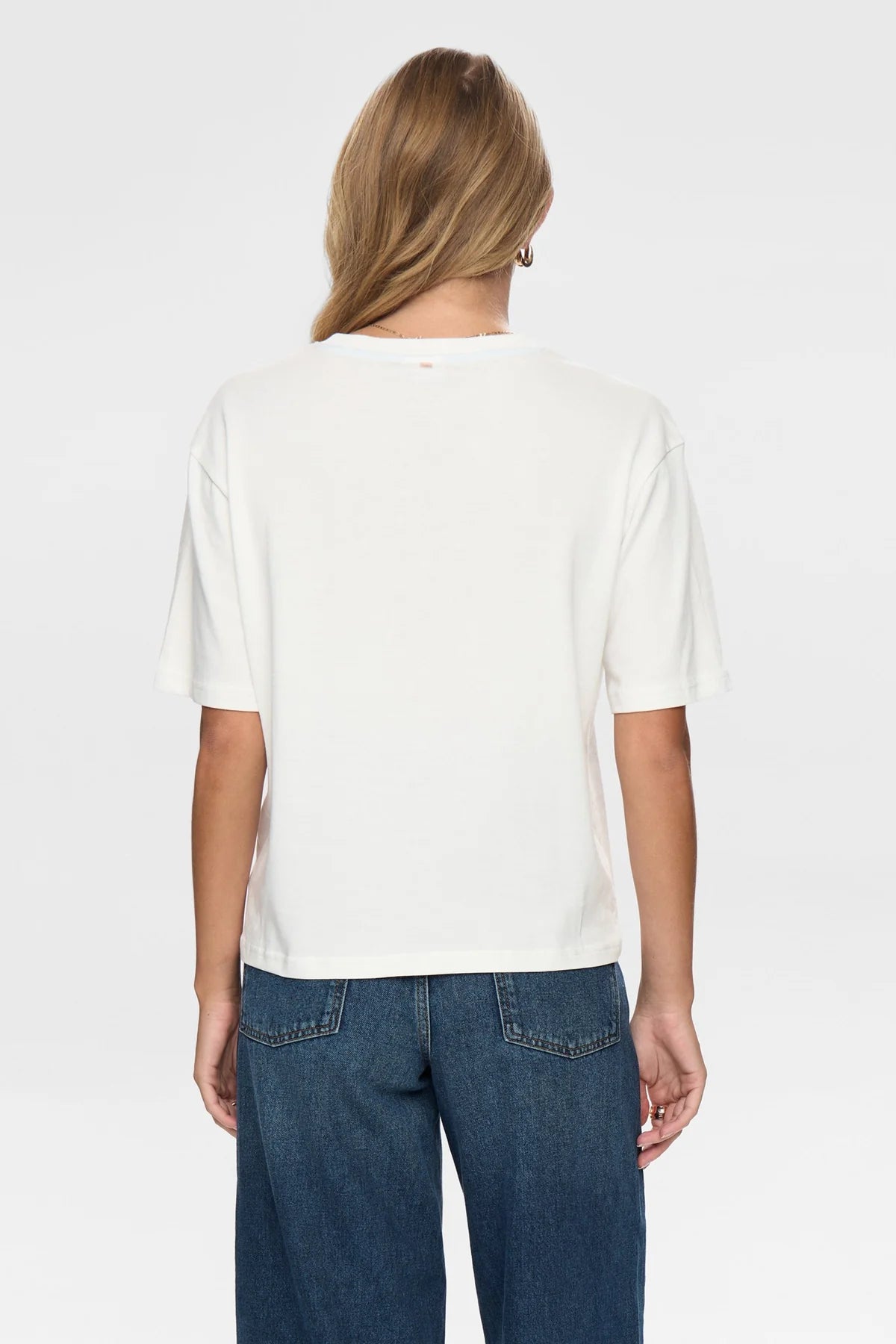 Nubelisa Boxy Tee, Cloud Dancer