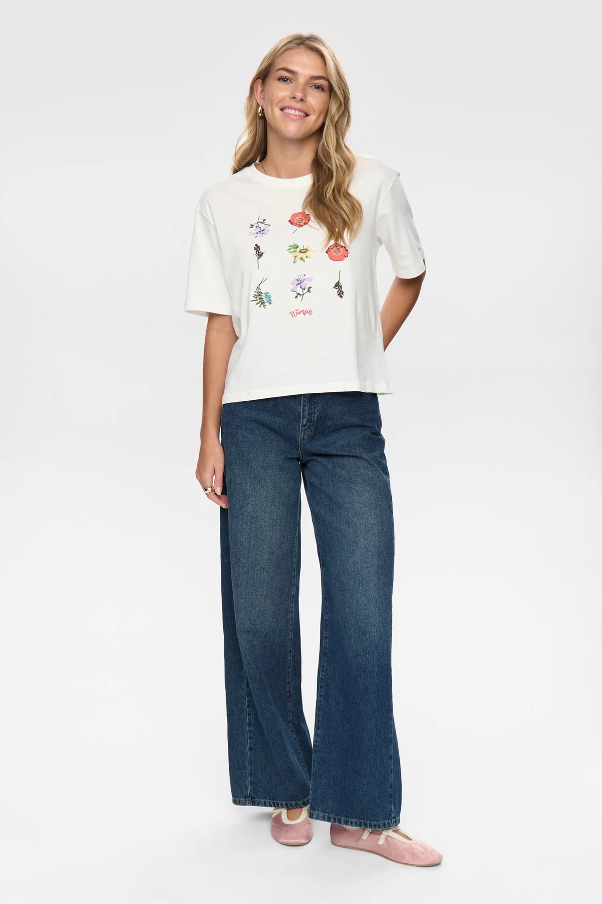 Nubelisa Boxy Tee, Cloud Dancer